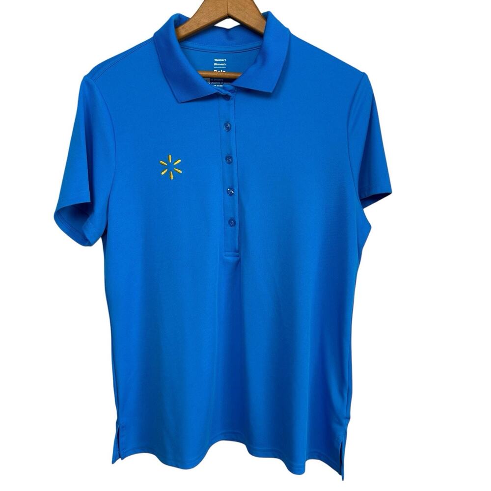 Walmart Women’s Embroidered Logo Employee Work Uniform Corporate Size L NWOT